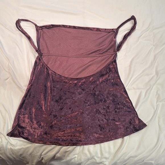 Free People Intimately All Night Velvet Tunic in Fig Jam - Picture 4 of 6